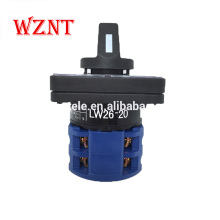 LW26-20 OFF-ON 4 poles 600V 20A waterproof rotary switch for rotary hammer